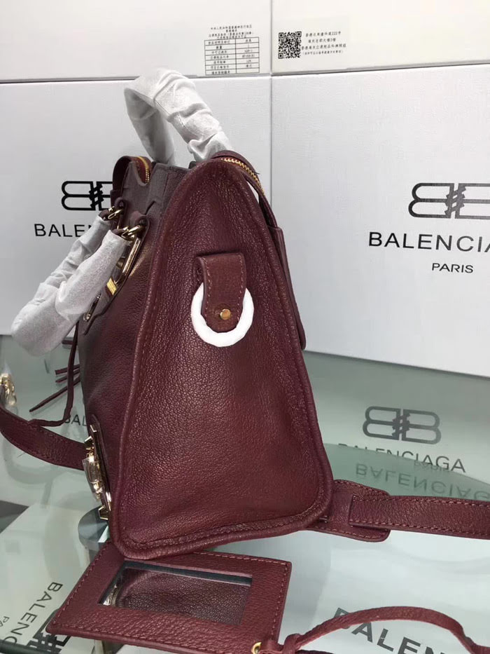 BALENCIAG巴黎世家 新款 小金釘 原版義大利進口山羊皮 手提單肩斜挎包  BL1013
